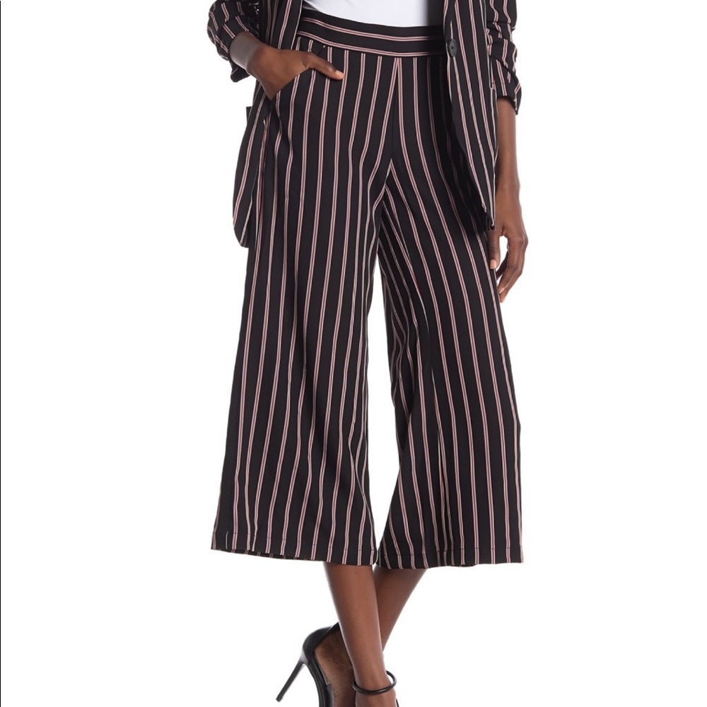 Nordstrom Max Studio Crop Wide Leg Pant NWOT Sz M